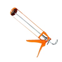 Пистолет для герметика 310 мл,алюминиевый, скелетый, желтый, "MAXIMUM"(Максимум) MX 46511