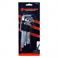 Набор шестигранников 180 мм, 9 предметов