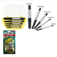 Набор экстракторов болтов HSS, 5 предметов, М3-М18, в пластиковом желтом футляре, "MAXIMUM" MX 15494