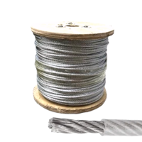 Трос стальной в оплетке ПВХ 6 мм 200 м, " MAXIMUM"