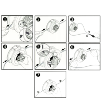 катушка для триммера, автомат, черно-оранжевая оптом