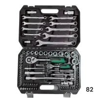 Набор инструментов для автомобиля 82 предмета CRV сталь